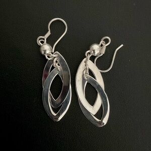 Elegant Silver Dangle Earrings